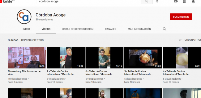 Cordoba Acoge youtube